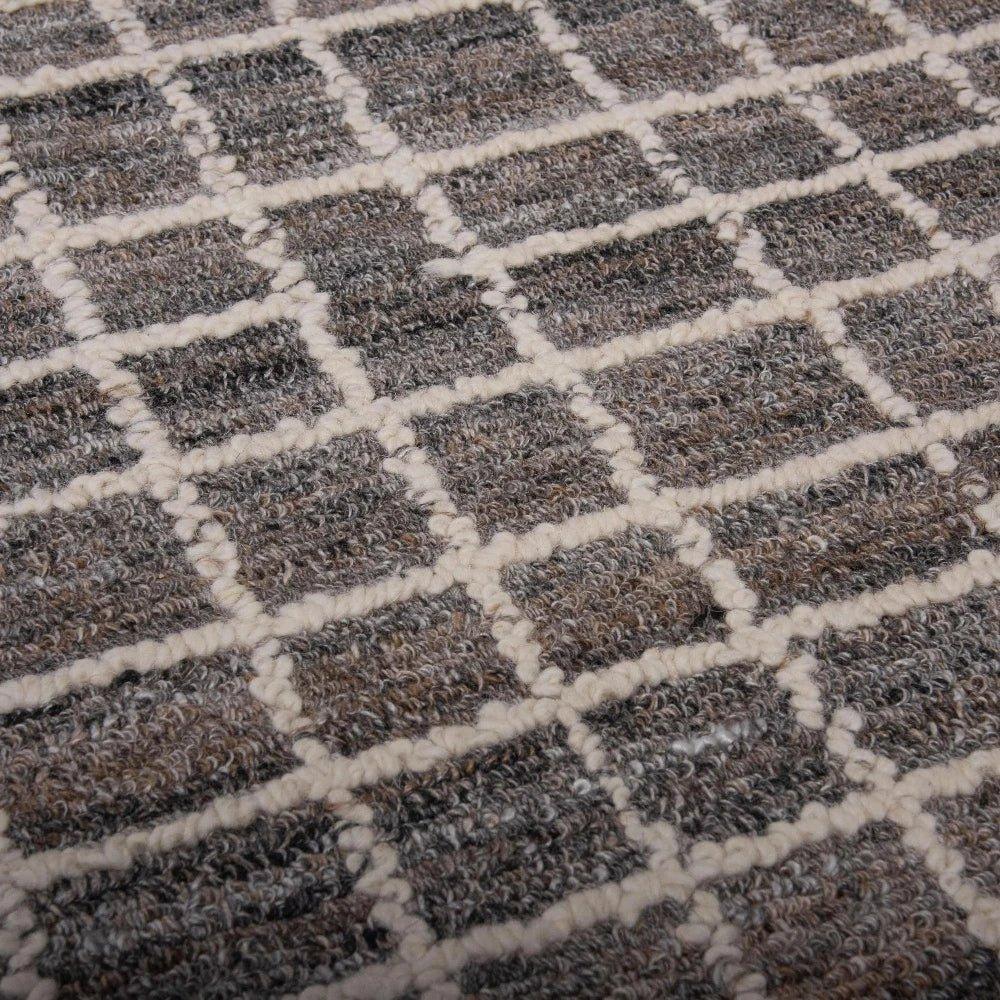 Cria Lines Dk.Brown Area Rugs For Living Room -- brown