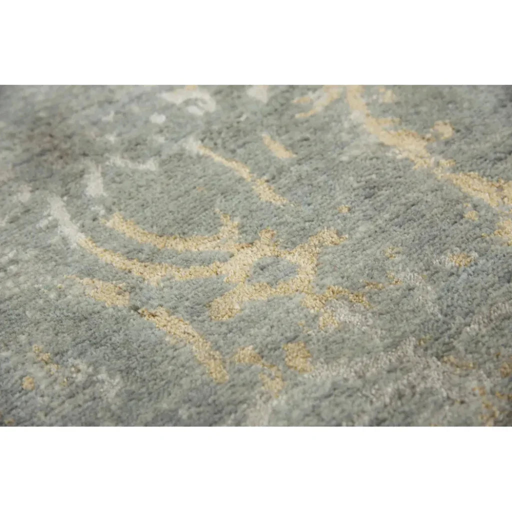 Brem Scroll Gray Large Area Rugs For Living Room - LOOMLAN - LOOMLAN - Area Rugs