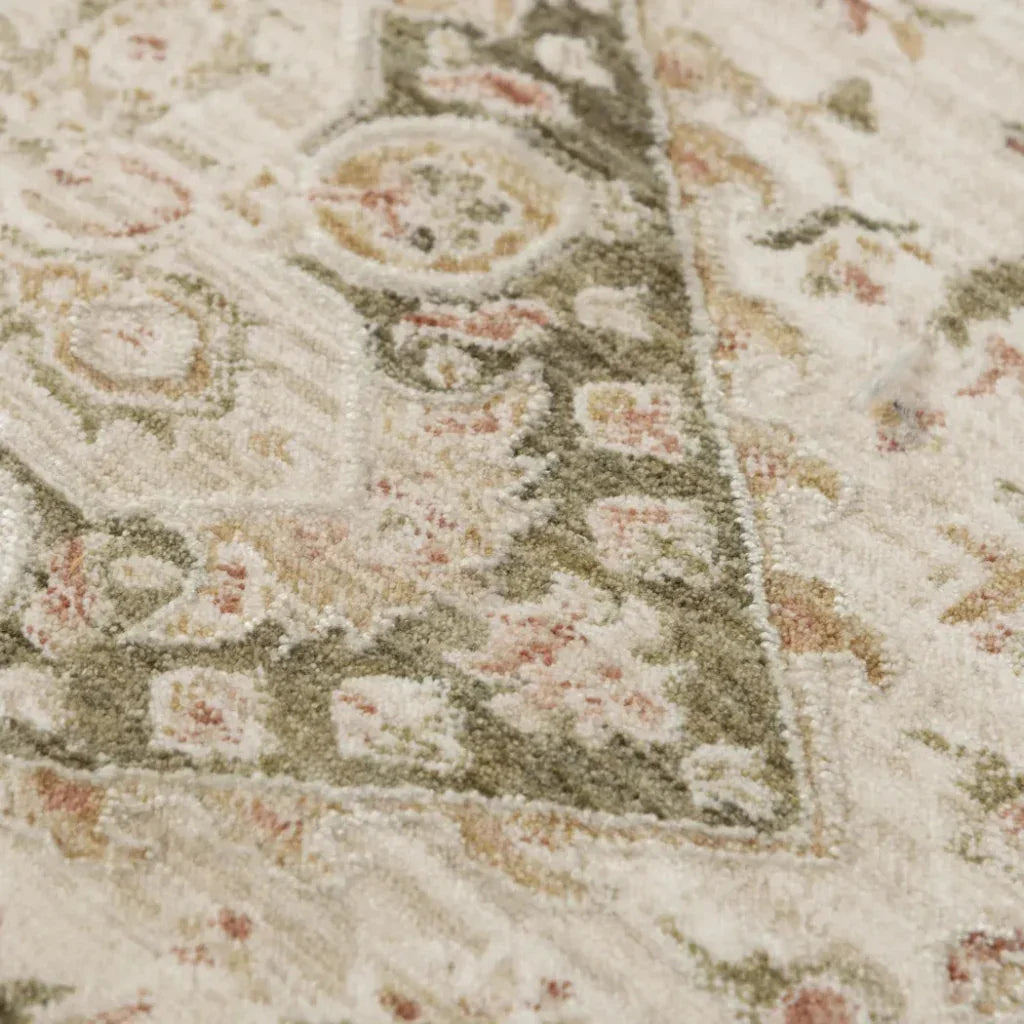 Cwch Medallion Natural Area Rugs For Living Room - LOOMLAN - LOOMLAN - Area Rugs