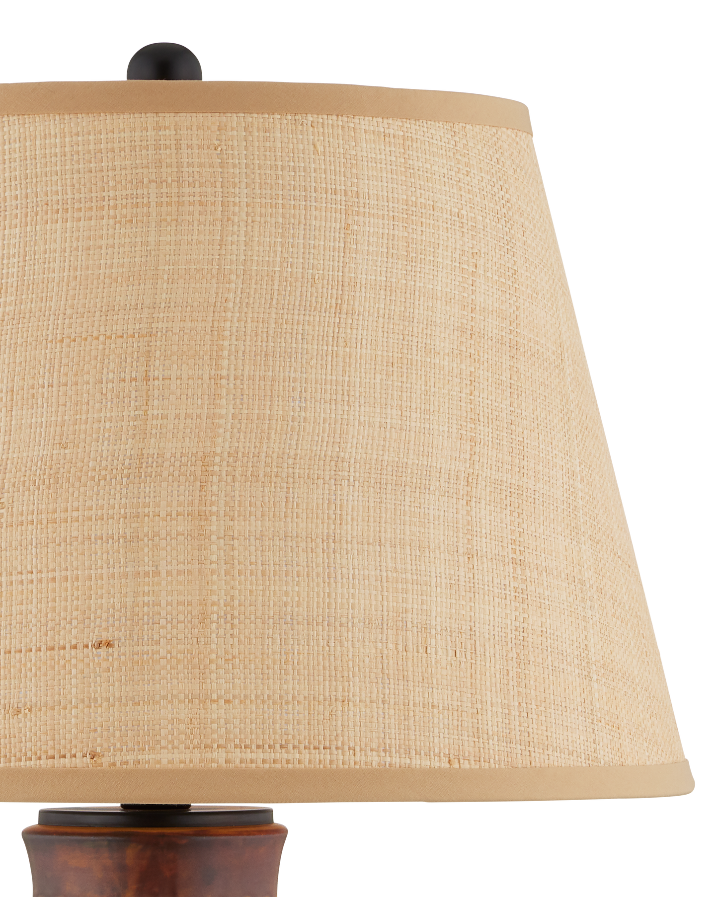 Atamo Ceramic and Metal Brown Table Lamp