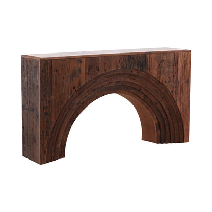 Cole White Marble Top Console Table