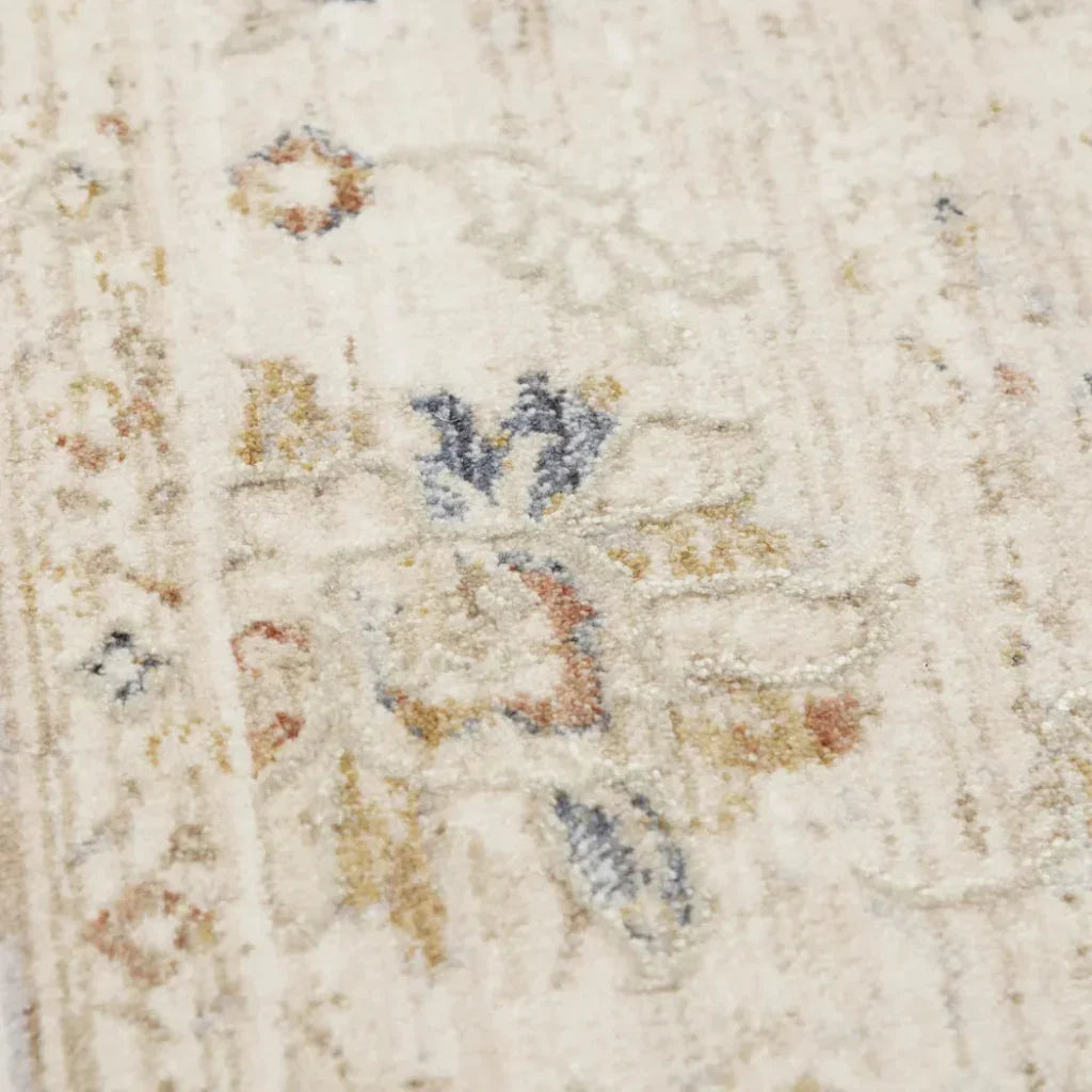 Cutt Floral Natural Area Rugs For Living Room - LOOMLAN - LOOMLAN - Area Rugs
