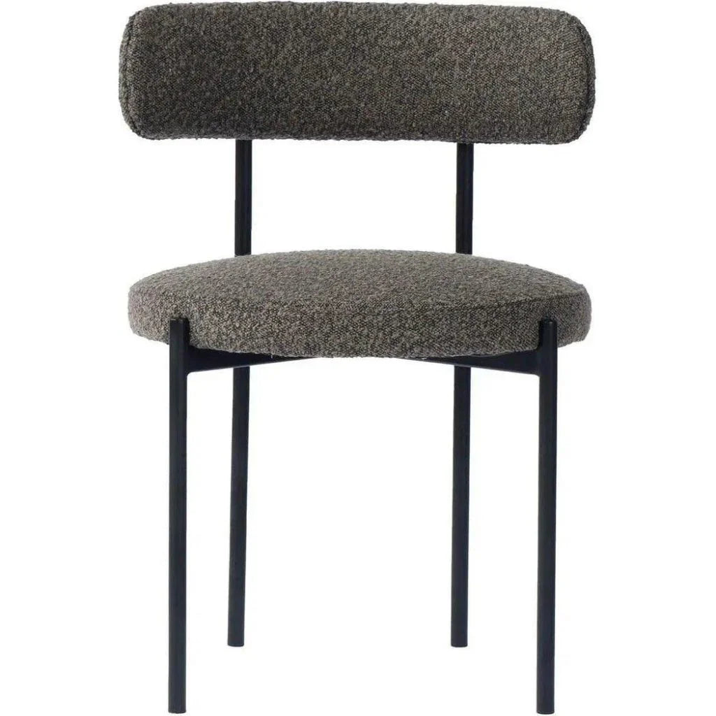 Cleo Performance Fabric Armless Dining Chair 2PC -- view 3