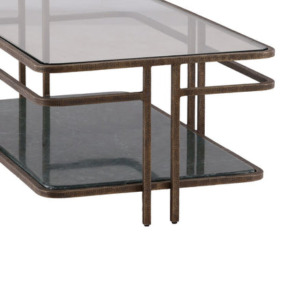 Furniture Classics Buckroe Iron Frame Rectangular Coffee Table