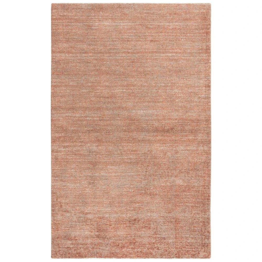 Bana Solid Rust Area Rugs For Living Room