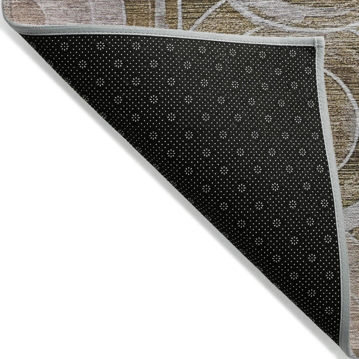 Jaelain Brown Washable Indoor-Outdoor Rug