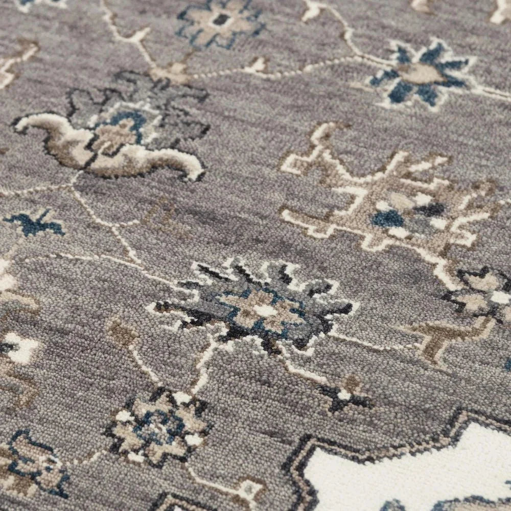 Broc Medallion Gray/ Large Area Rugs For Living Room -- gray