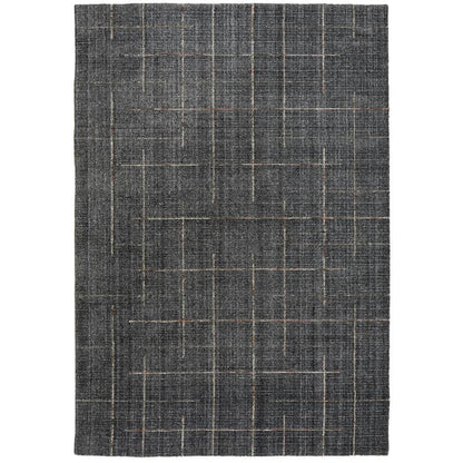 Azor Solid Charcoal Area Rugs For Living Room
