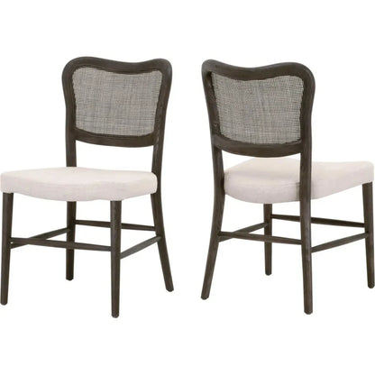 Essentials For Living Cela Fabric Armless Dining Chair 2PC