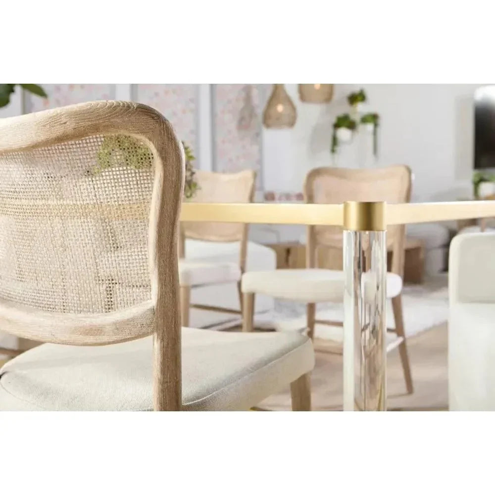 Essentials For Living Cela Fabric Armless Dining Chair 2PC