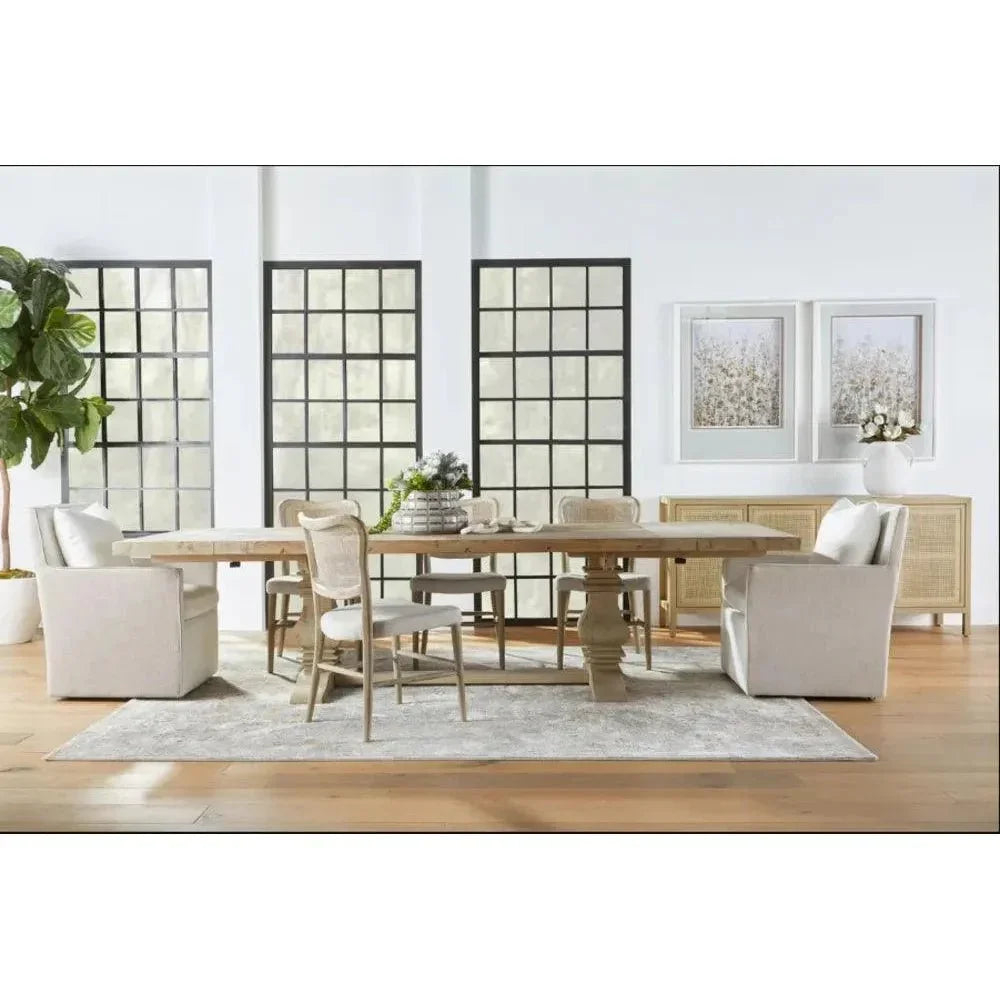 Essentials For Living Cela Fabric Armless Dining Chair 2PC
