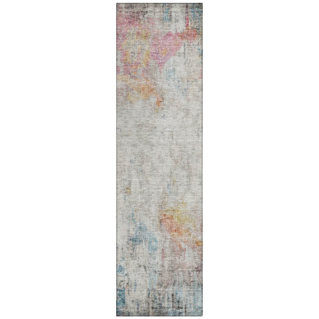 LOOMLAN Rugs Celera Teal Washable Indoor-Outdoor Rug