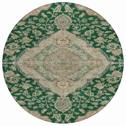 Celia Green Washable Indoor - Outdoor Rug - LOOMLAN - LOOMLAN Rugs - Outdoor Rugs