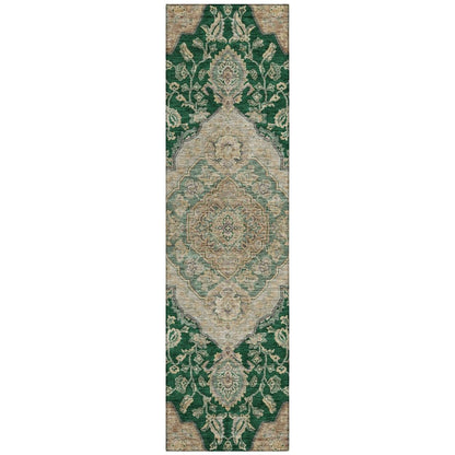 Celia Green Washable Indoor - Outdoor Rug - LOOMLAN - LOOMLAN Rugs - Outdoor Rugs