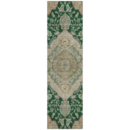 Celia Green Washable Indoor-Outdoor Rug