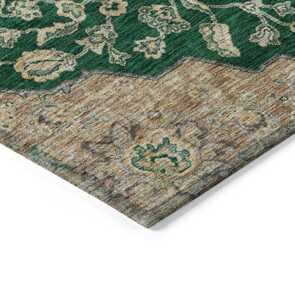Celia Green Washable Indoor - Outdoor Rug - LOOMLAN - LOOMLAN Rugs - Outdoor Rugs