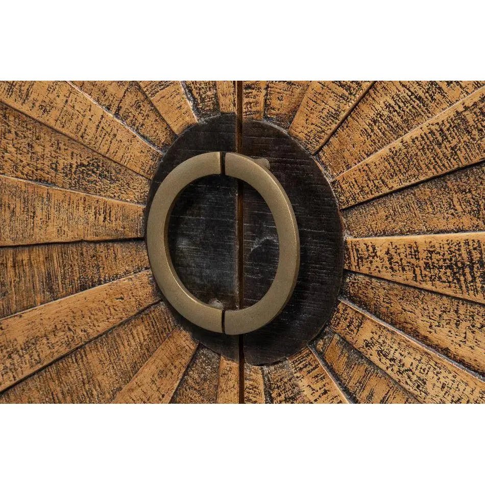 Centrum Four Door Sideboard Black Finish - LOOMLAN - Sarreid - Sideboards