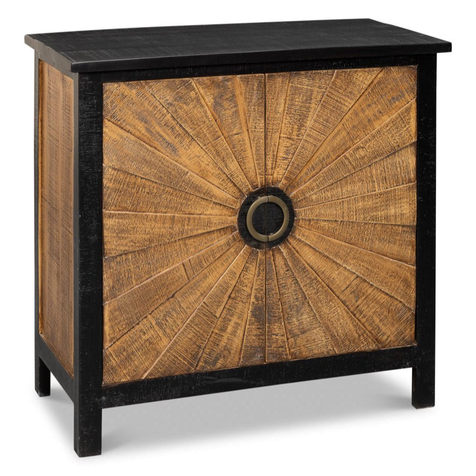 Sarreid Centrum Two Doors Wood Cabinet
