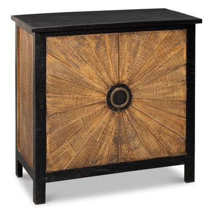 Sarreid Centrum Two Doors Wood Cabinet
