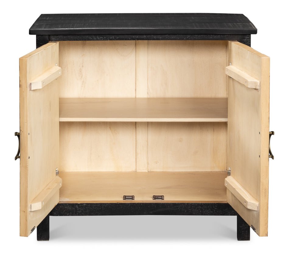 Sarreid Centrum Two Doors Wood Cabinet