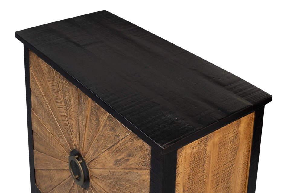 Sarreid Centrum Two Doors Wood Cabinet