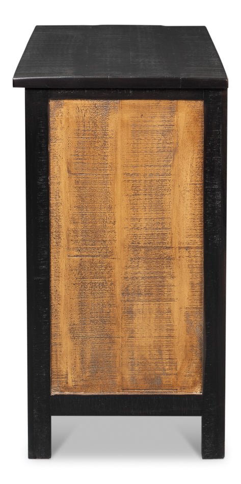 Sarreid Centrum Two Doors Wood Cabinet