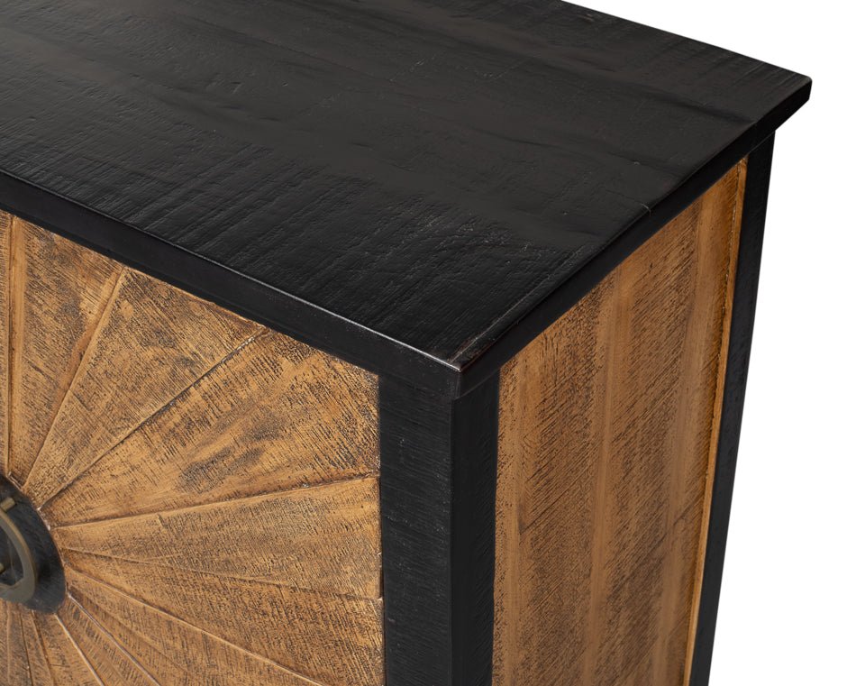 Sarreid Centrum Two Doors Wood Cabinet