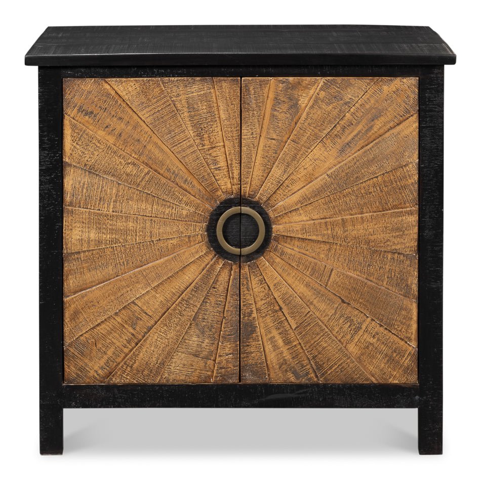 Sarreid Centrum Two Doors Wood Cabinet