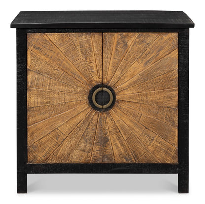 Sarreid Centrum Two Doors Wood Cabinet