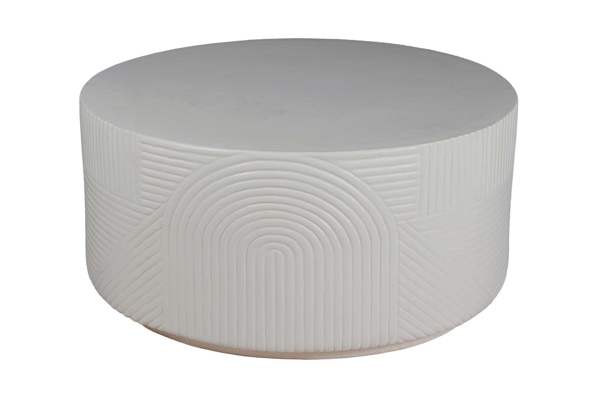 Seasonal Living Serenity Textured Ceramic Outdoor Coffee Table