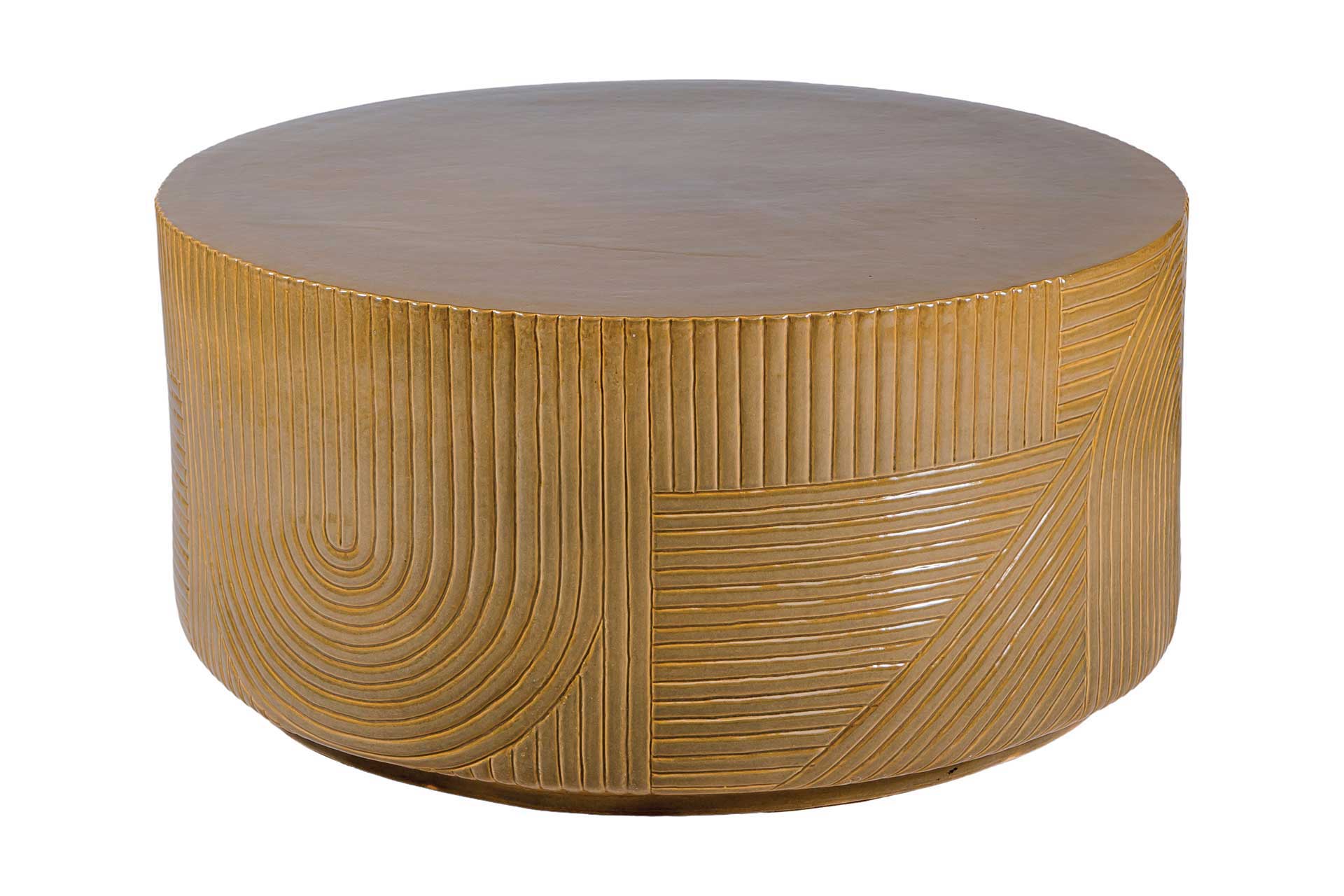 Seasonal Living Serenity Textured Ceramic Outdoor Coffee Table