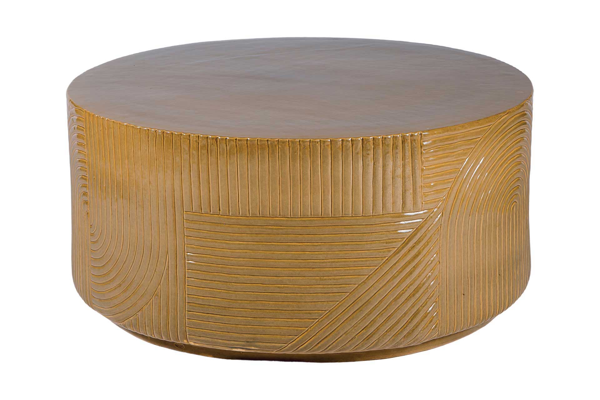 Seasonal Living Serenity Textured Ceramic Outdoor Coffee Table