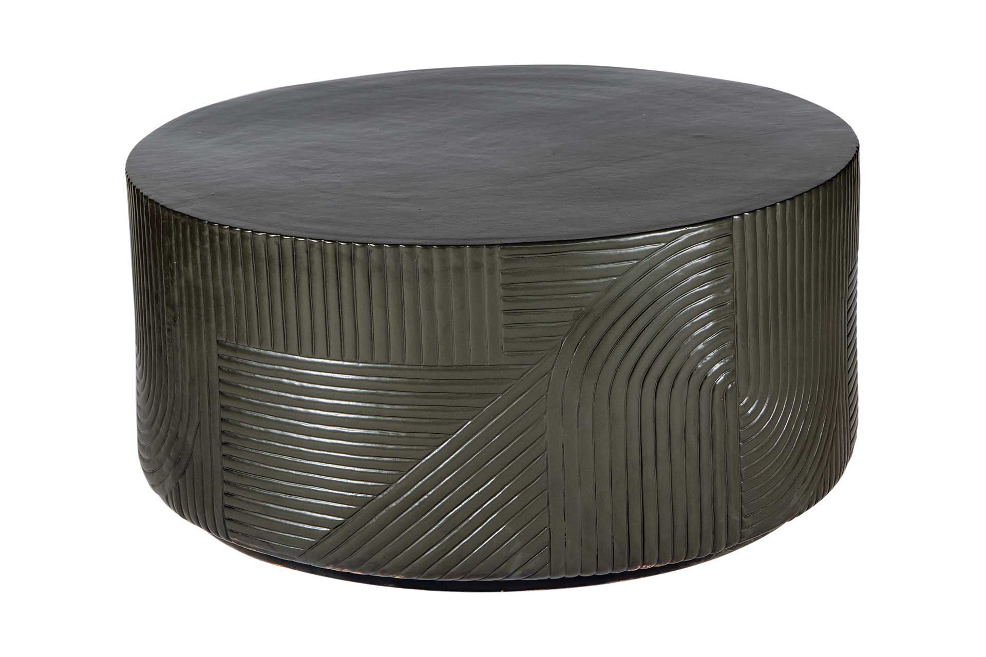 Seasonal Living Serenity Textured Ceramic Outdoor Coffee Table