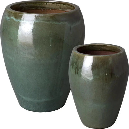 Ceramic Round Pot - LOOMLAN - Emissary - Planters