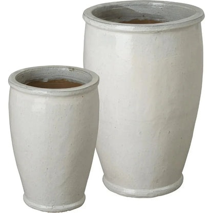 Ceramic Round Rim Planter - LOOMLAN - Planters