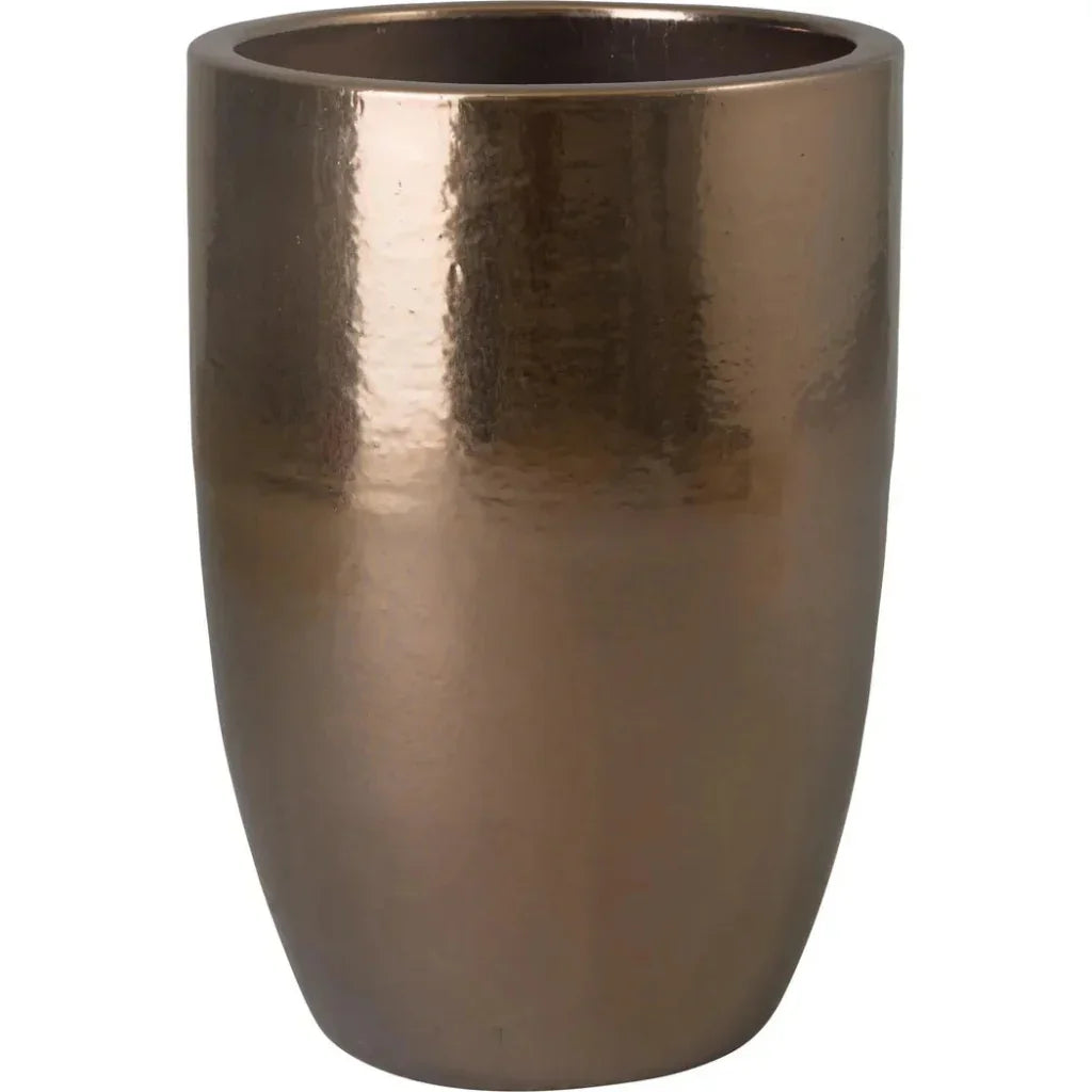 Ceramic Round Tall Planter