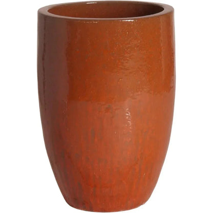 Ceramic Round Tall Planter