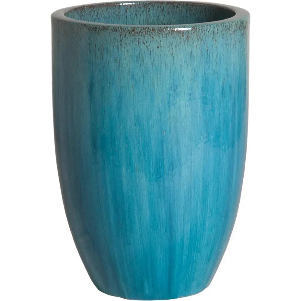 Ceramic Round Tall Planter