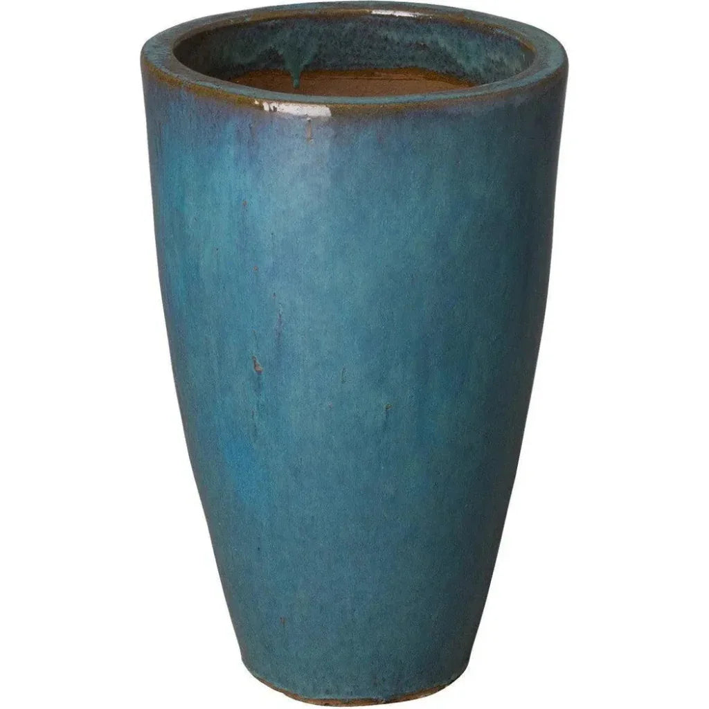 Ceramic Tall Round Planter