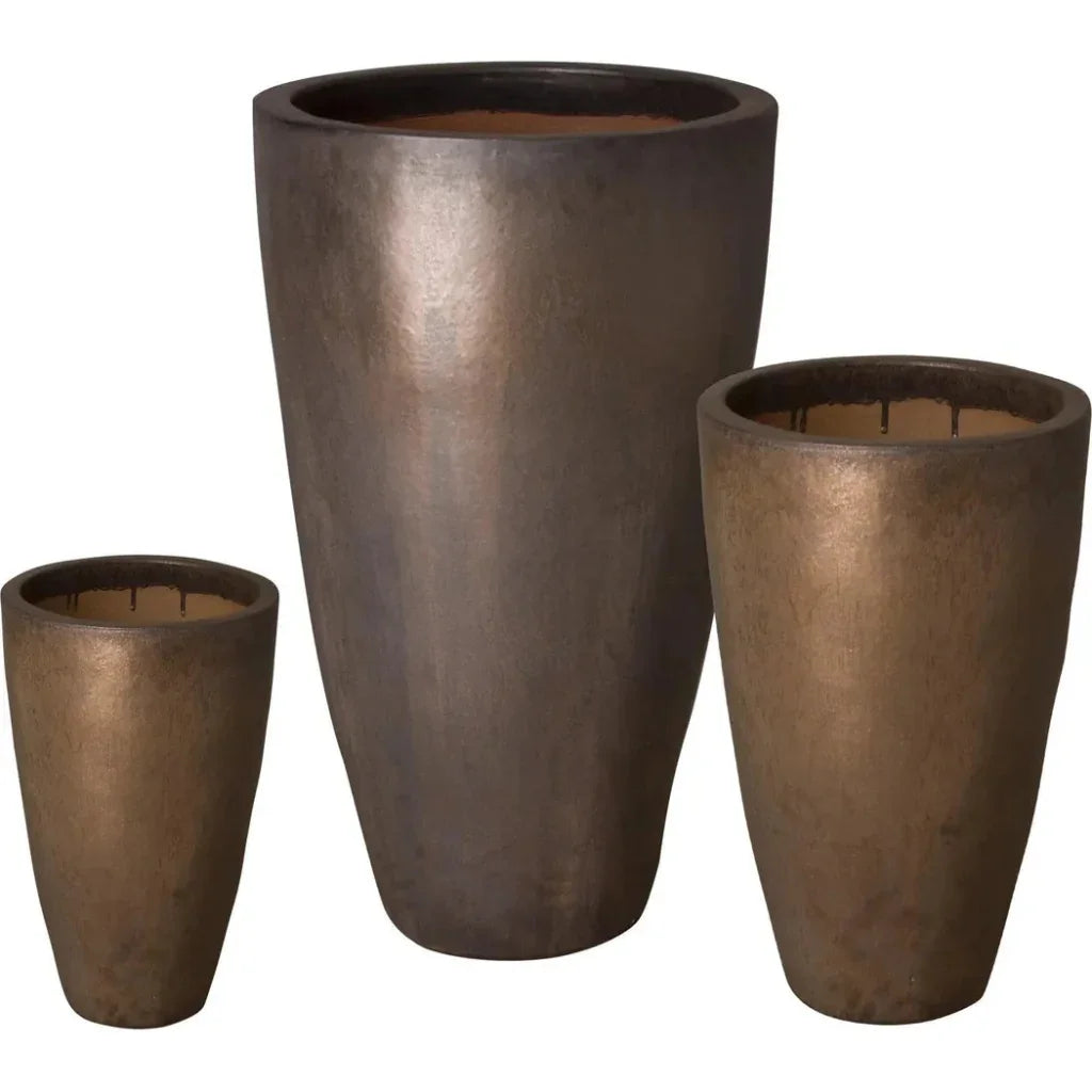 Ceramic Tall Round Planter
