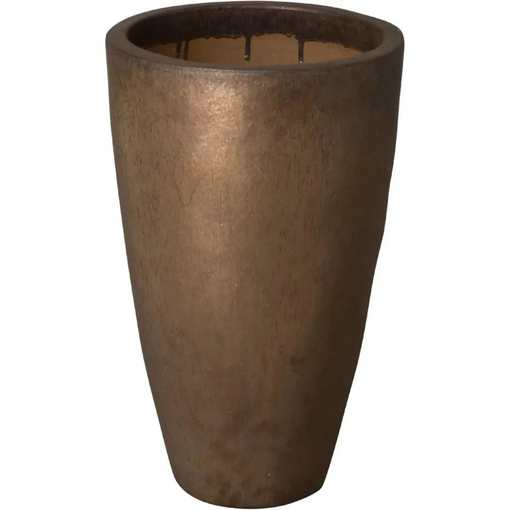 Ceramic Tall Round Planter