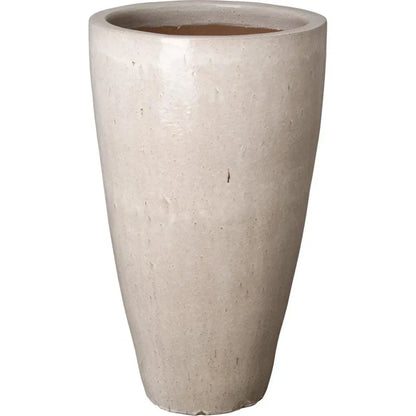 Ceramic Tall Round Planter - LOOMLAN - Emissary - Planters