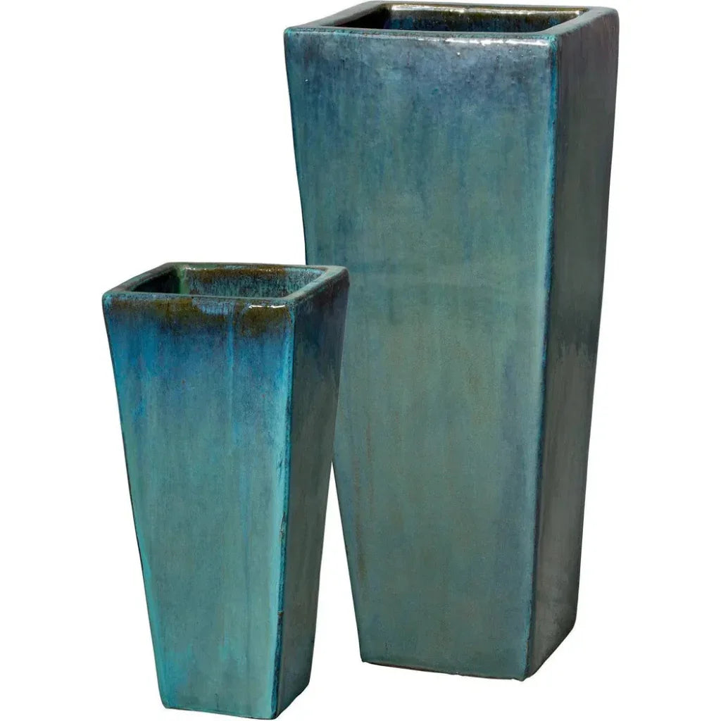 Ceramic Tall Square Planter