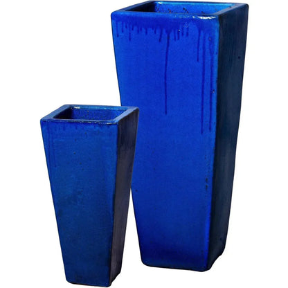 Ceramic Tall Square Planter