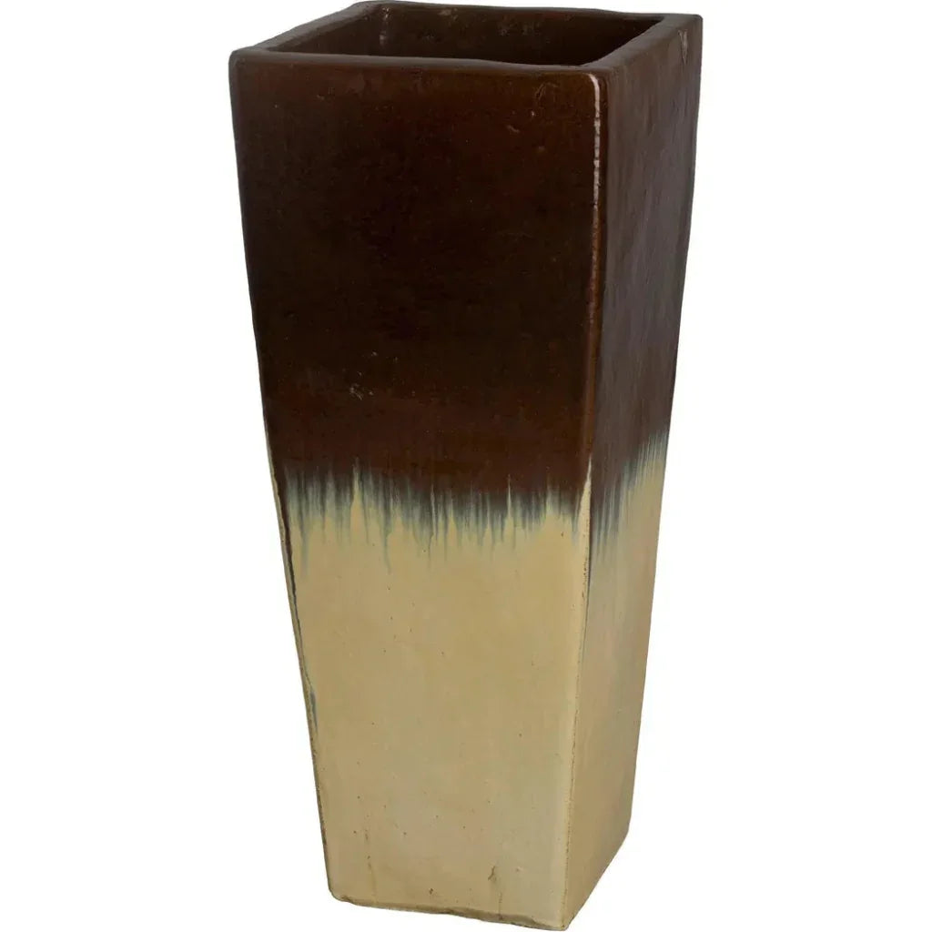 Ceramic Tall Square Planter