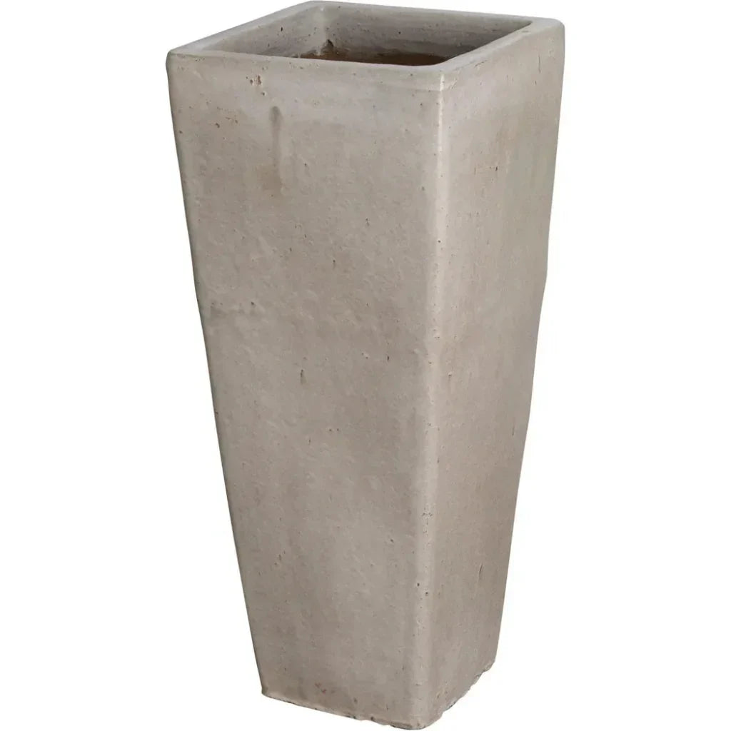 Ceramic Tall Square Planter - LOOMLAN - Emissary - Planters