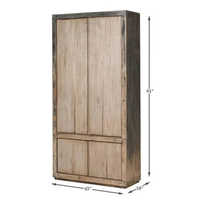 Chamonix Tall Cupboard - LOOMLAN - Sarreid - Sideboards