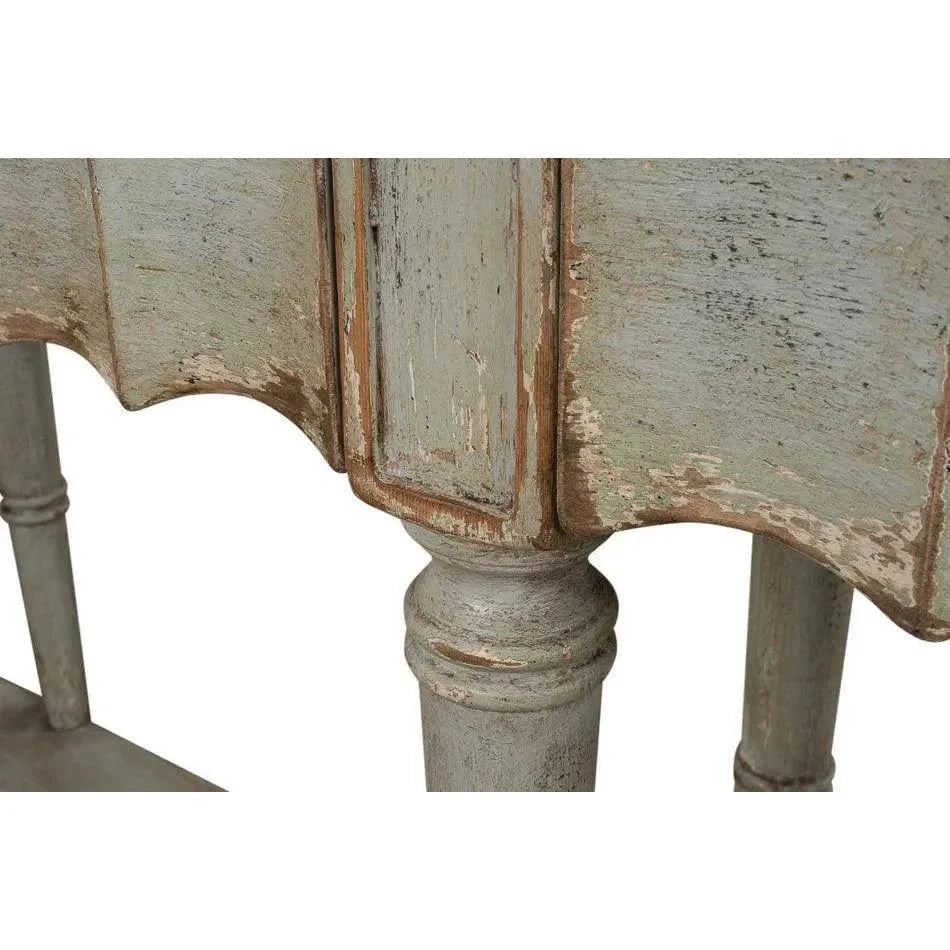 Sarreid Chantal Console Table Drawers &In Natural Rustic