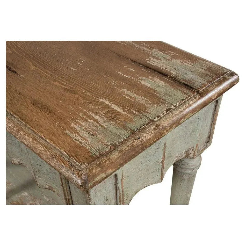 Sarreid Chantal Console Table Drawers &In Natural Rustic