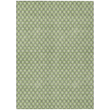 LOOMLAN Rugs Chantelle Green Washable Indoor-Outdoor Rug